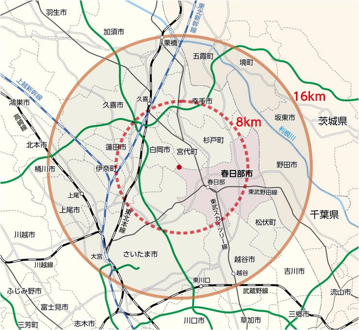 在宅診療エリアMap